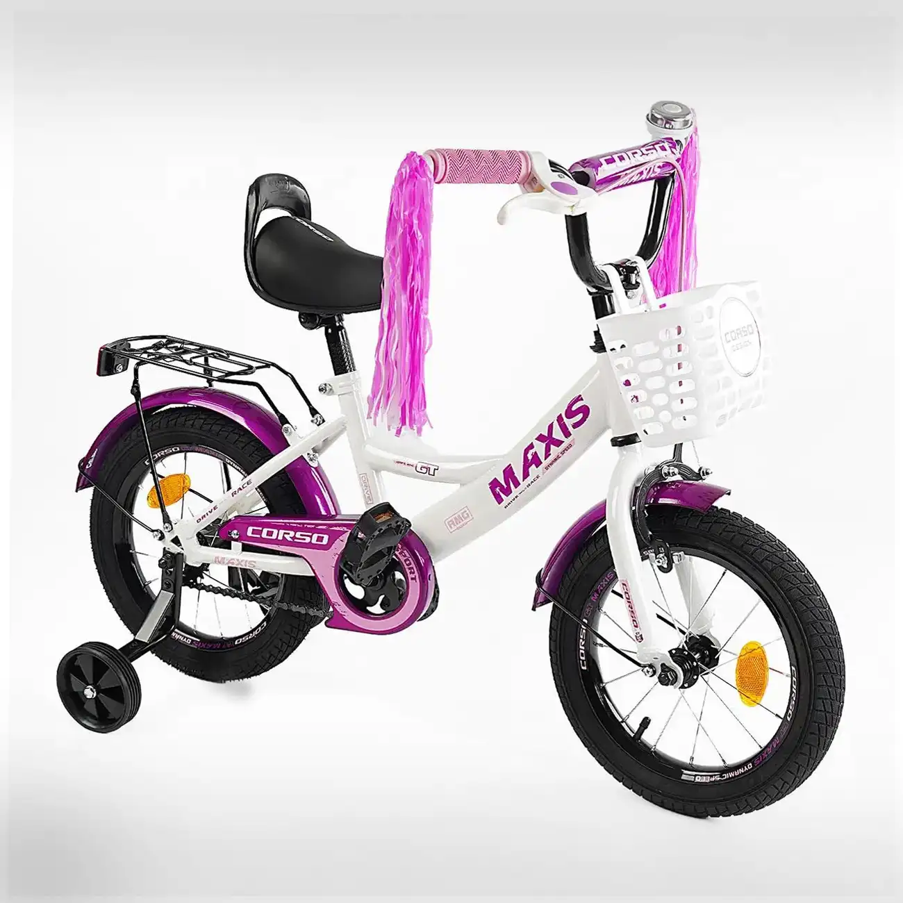Дитячий велосипед на 3 роки corso-maxis-14"