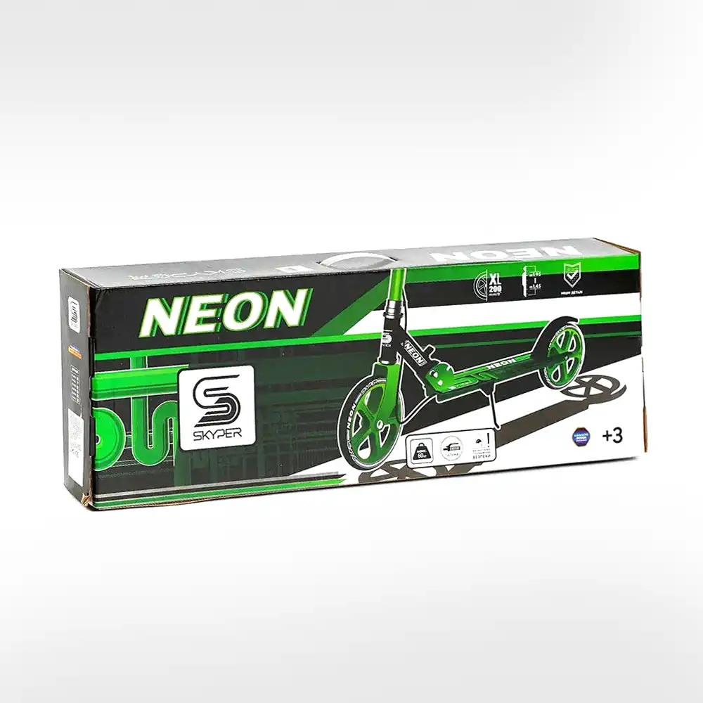 Упаковка самоката Skyper Neon